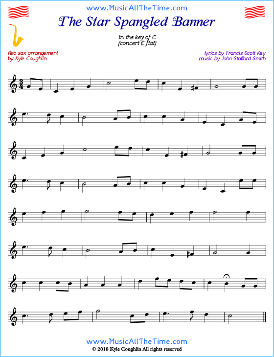 the-star-spangled-banner-alto-saxophone-sheet-music